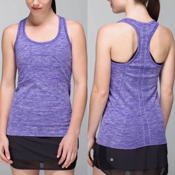 lululemon athletica Tops - Lululemon Run: Swiftly Tech Racerback Heathered Bruised Berry